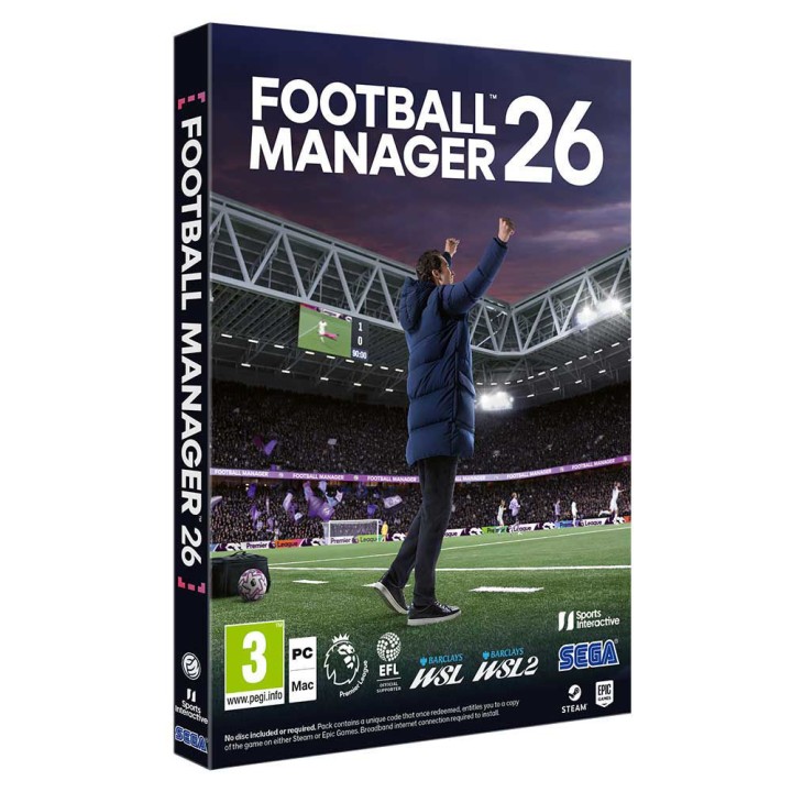 FOOTBALL MANAGER 2026 (CODE IN A BOX)