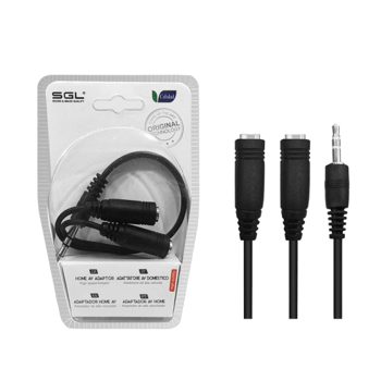 SGL Αντάπτορας καλωδίου ήχου – Jack 3.5mm Male σε 2xFemale