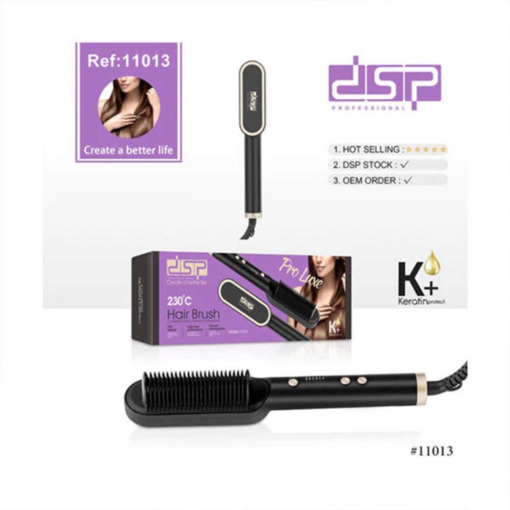 DSP PRO LUXE 11013 Ηλεκτρική βούρτσα ισιώματος μαλλιών