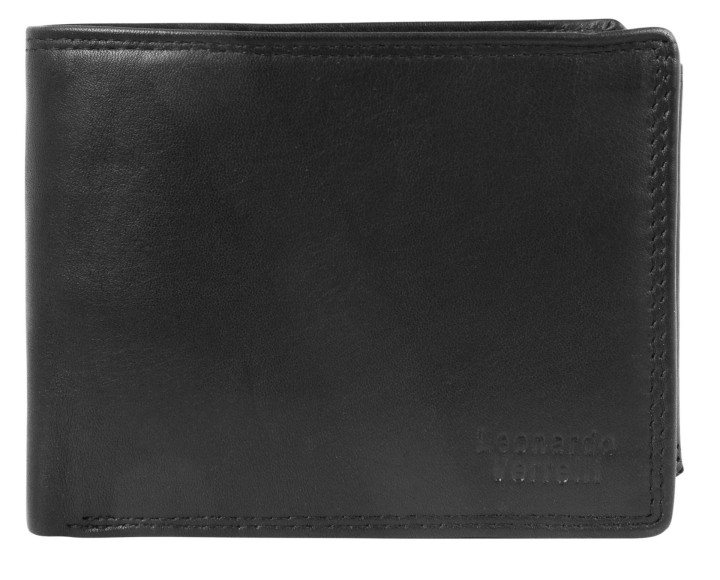 Leonardo Verrelli ανδρικό πορτοφόλι από γνήσιο δέρμα με προστασία RFID