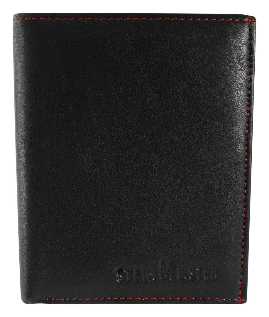 Ανδρικό πορτοφόλι Steinmeister από γνήσιο δέρμα, σε μορφή πορτρέτου