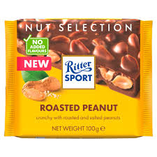 RITTER SPORT NUT SELECTION ROASTED PEANUT 100G