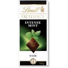 LINDT EXCELENCE INTENSE MINT DARK 100G