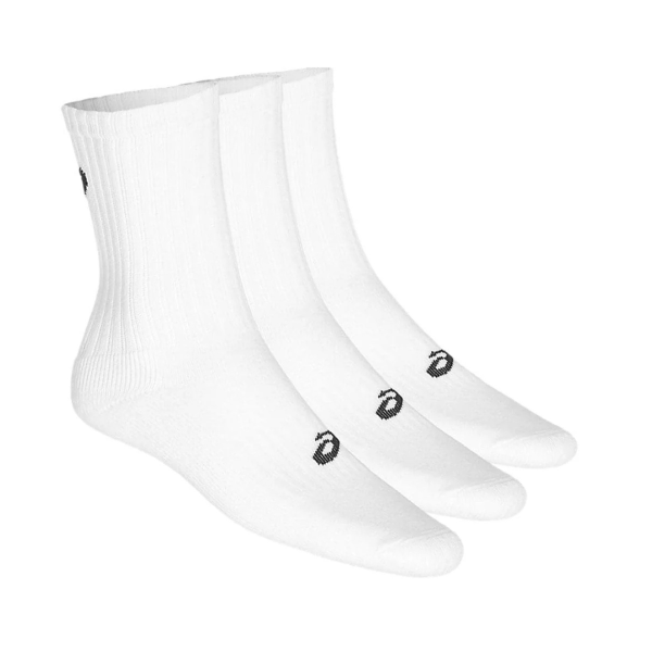 Asics Unisex 3ppk Crew White 155204-0001 size 43-46