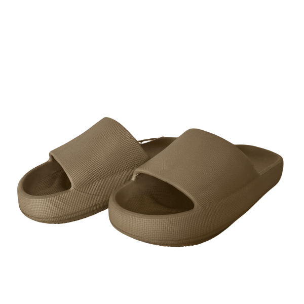 Essential Soft Eva Slippers Shoes Woman Beige E280-Z000 size 38