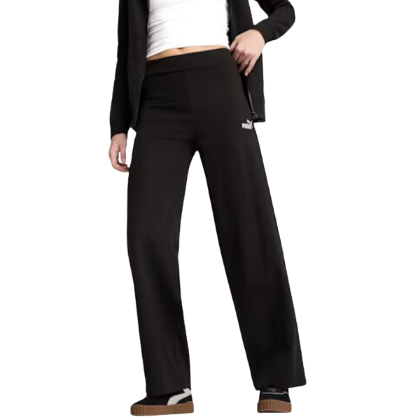 Puma Essentials Small No.1 Logo High-waist Straight Leggings Women Black 682428-01 size L