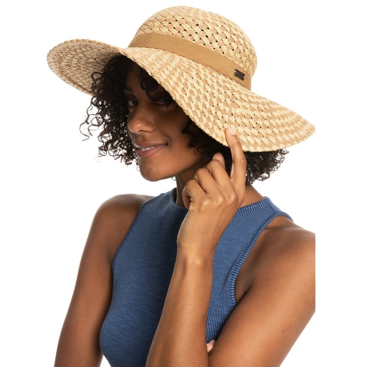 Roxy Women Bed Of Flower Sun Hat Natural Erjha04120-Yef0 S/M