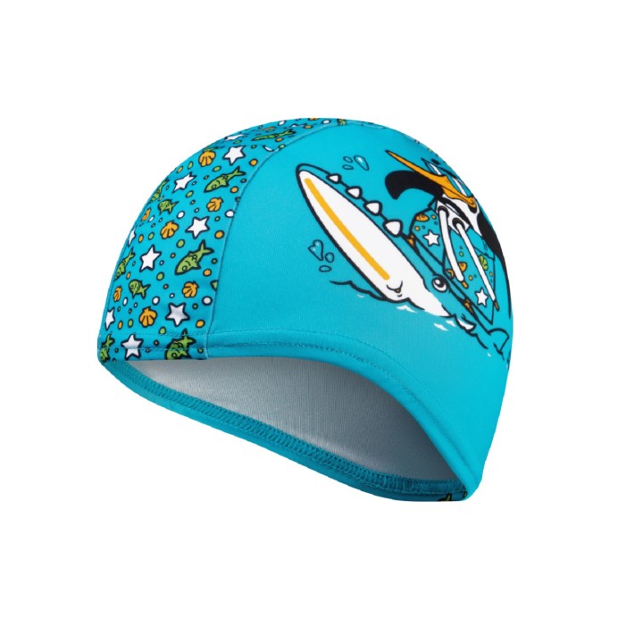 Speedo Infant Printed Polyester Cap Blue/Green 2-6 Years