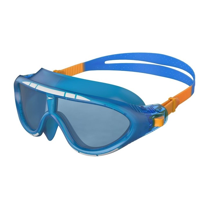 Speedo Junior Biofuse Rift Mask Blue/Orange 6-14 Years