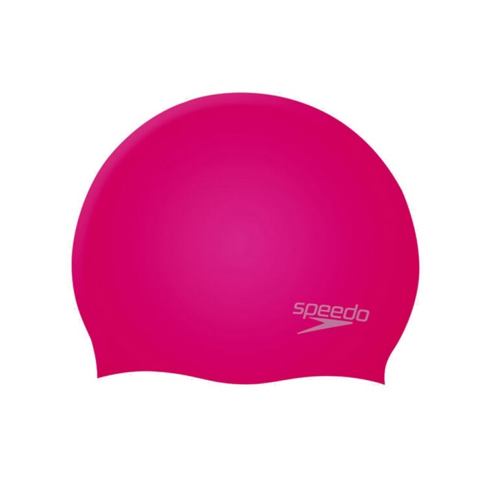 Speedo Junior Plain Moulded Silicone Cap 6-14 Years