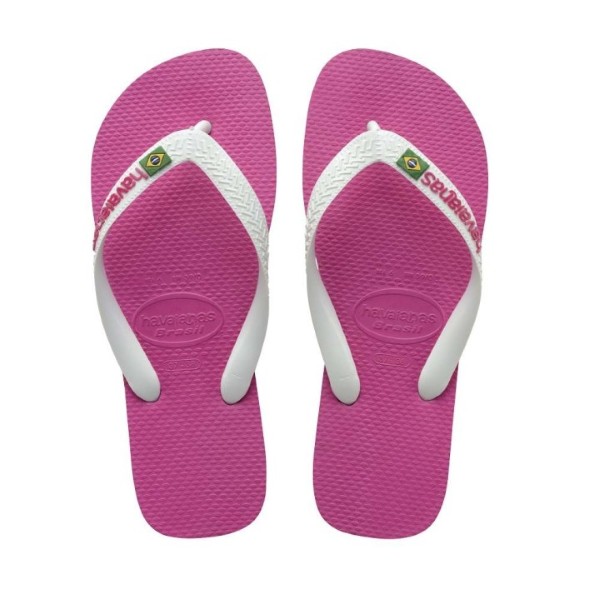 Havaianas Kids Girls Brasil Logo Flip Flop 27-28