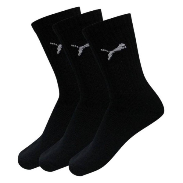 Puma Athletic Sports 3 Pairs Socks Unisex Adults Black 7312-200 39-42