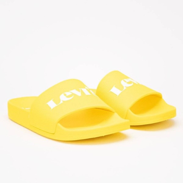 Levis Women June Mono Slides Sandals Yellow 233026-753-73 39