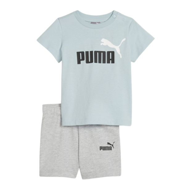Puma Minicats Logo Baby Boy Infant Toddler Graphic Set Turquoise Surf 845839-22 86 / 18 Months