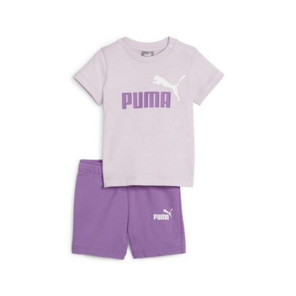 Puma Minicats Logo Lab Baby Girl Infant Toddler Graphic Set Grape Mist 845839-59 62 / 3 Months