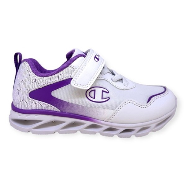 Champion Kids Girls Wave 2 Low Cut Led Lights Shoes White S32831-WW005 27.5