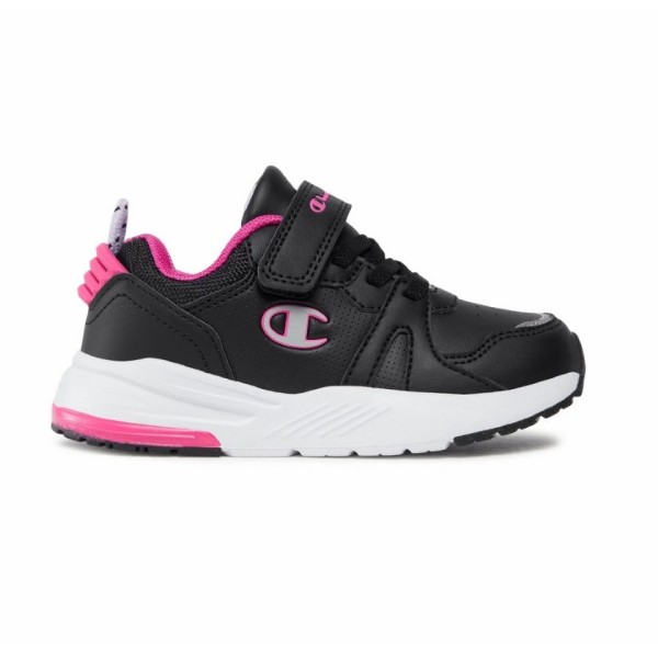 Champion Kids Girls Low Cut Running Shoes Ramp Up Pu G Ps Black S32758-KK002 30