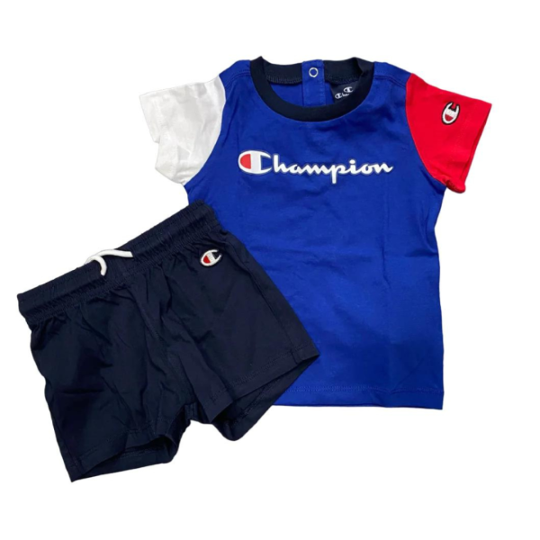 Champion Toddler Kids Boys Athletic Set Blue 306790-Bs003 80 / 12 Months