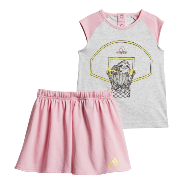 Adidas Infants Girls Clothing I Animasl Set 68 / 6 Months