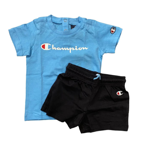Champion Toddler Kids Boys Athletic Set Blue 306782-Bs072 74 / 9 Months