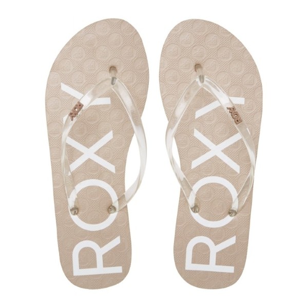 Roxy Women Viva Jelly Flip Flops Champagne ARJL100915-CPG 42