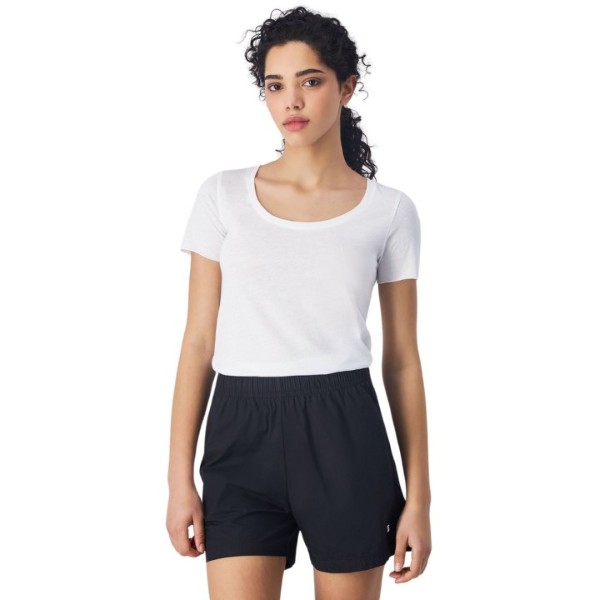 Champion Women Clothing Crewneck T-shirt Sporty Athletic White 117254-WW001 M