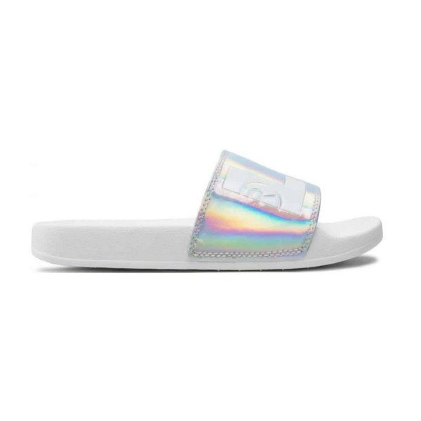 Levis June L Big Logo Women Slides White Silver 231570-642-114 37