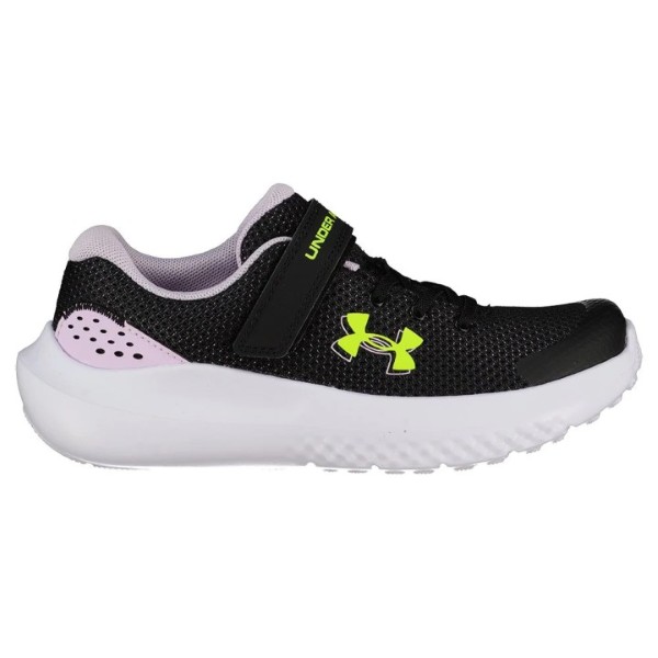 Under Armour Little Kids Girls Gps Surge 4 Running Shoes Black 3027109-001 28