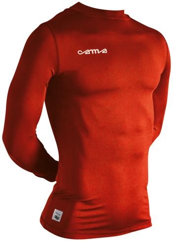 Cama Men Termica Shirt Long Sleeve Thermal Red 175 XXS