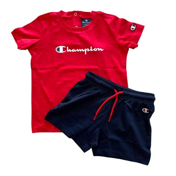 Champion Toddler Kids Boys Athletic Set Red 306782-Rs032 74 / 9 Months
