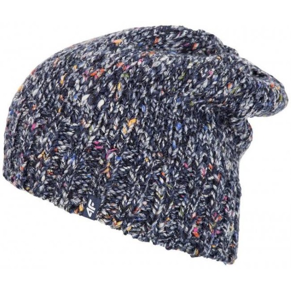 4F Women Accessories Beanie Cap Cam282 Navy One