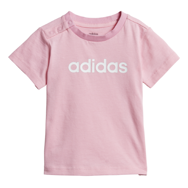Adidas Infants Girls Clothing Essentials Linear Tee 62 / 3 Months