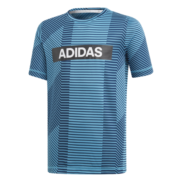 Adidas Kids Boys Training Branded Tee Size 116cm 5-6 Years