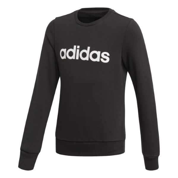 Adidas Kids Girls Clothing Linear Sweatshirt Size 110cm 4-5 Years