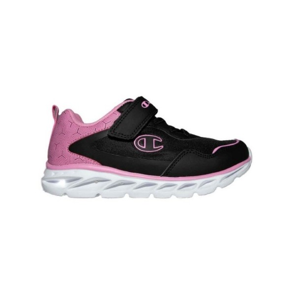 Champion Kids Girls Wave 2 PS Low Cut Shoe Black Pink S32831-KK003