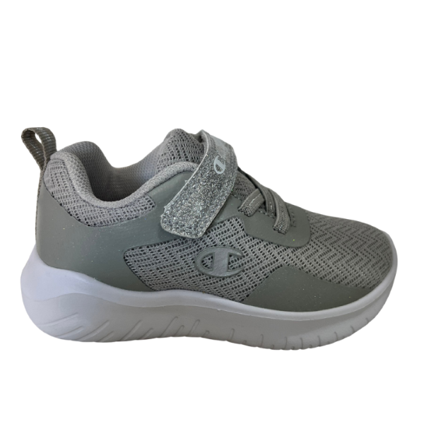 Champion Infant Girls Softy Evolve Td  Low Cut Shoe Silver S32531-ES031 Size 26
