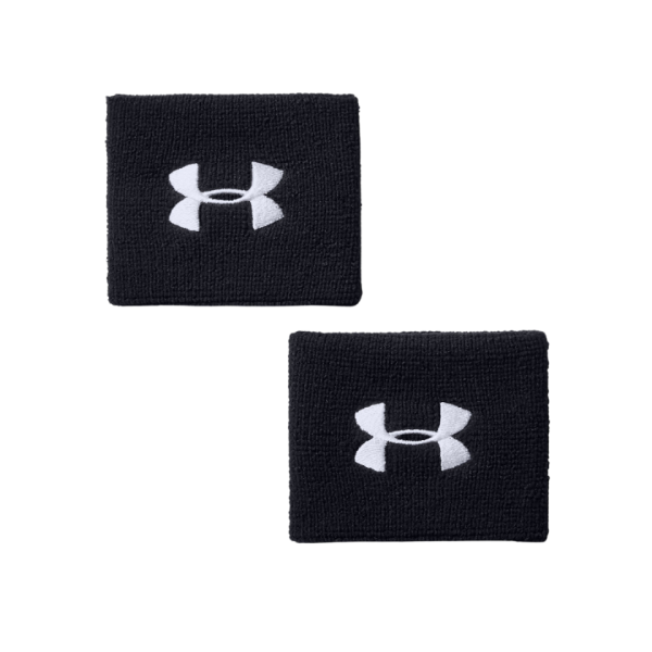 Under Armour Performance Wristbands Multisports Black 1276991-001 One