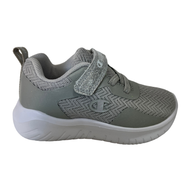 Champion Kids Girls Softy Evolve Ps Low Cut Shoe Silver S32532-es031 Size 32