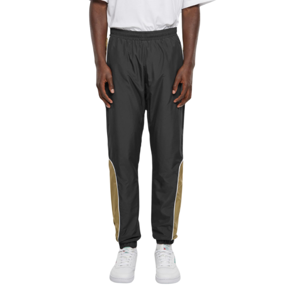 Urban Classics Piped Track Men Pants Black TB6651-00007