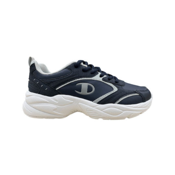 Champion Big Kids Boys Count Gs Low Cut Shoe Navy S32901-BS501