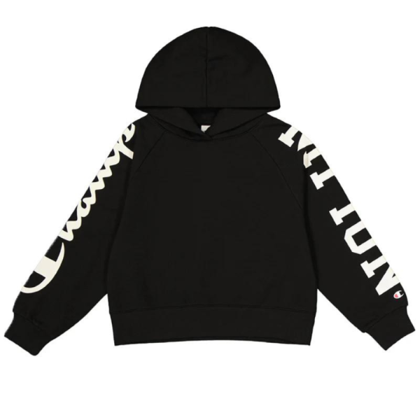 Champion Girls Hooded Sweatshirt Black 405022-KK001