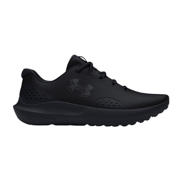 Under Armour Charged Surge 4 Men Running Shoes Black 3027000-002 Size 46