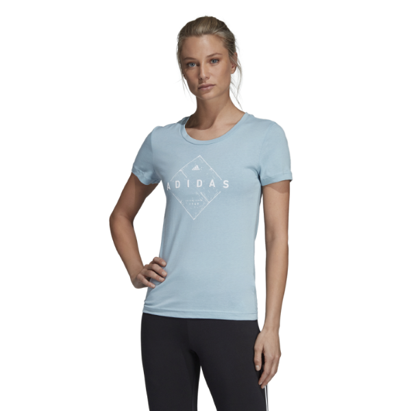 Adidas Women Clothing Emblem Tee XS