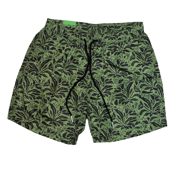 Gianni Lupo Men Swim Shorts Green Gl50014T size M