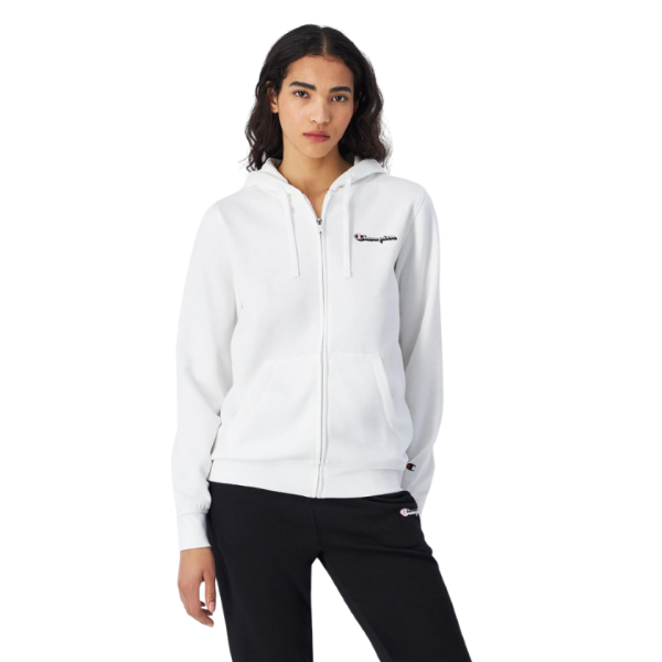 Champion Women Full Zip Sweatshirt White 117652-WW001