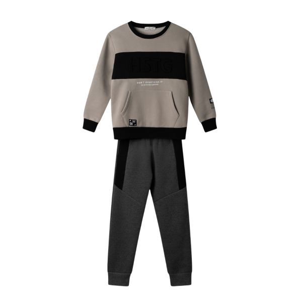 Hashtag For Boys Tracksuit Set Grey 243757-GR size 6YEAR