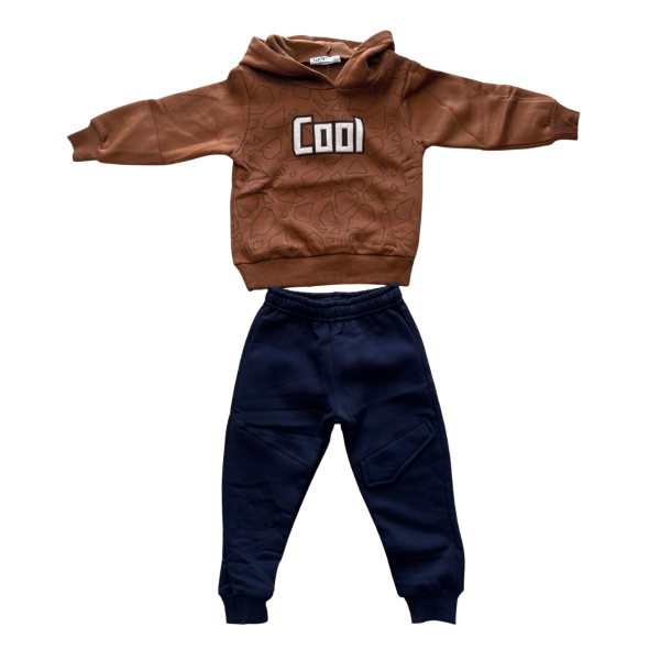 Nek Kids Wear Kids Boys Tracksuit Set Brown 142425-77 size 4