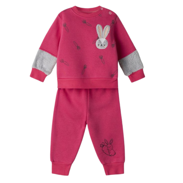 Ebita Girls Fashion Infant Baby Girl Tracksuit Set Pink 243509-PI size 80 / 12 Months