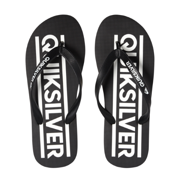 Quiksilver Java Wordmark Boys Flip Flops Black AQBL100260-XKKW Size 31