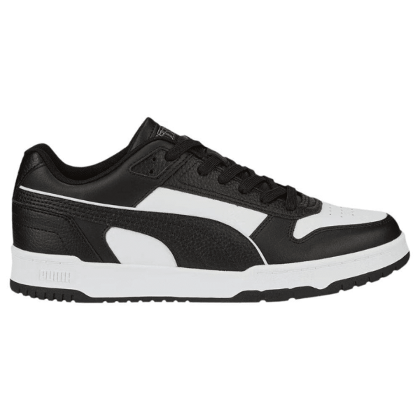 Puma Game Low Men Sneakers Fashion Shoes Black White 386373-07 size 44